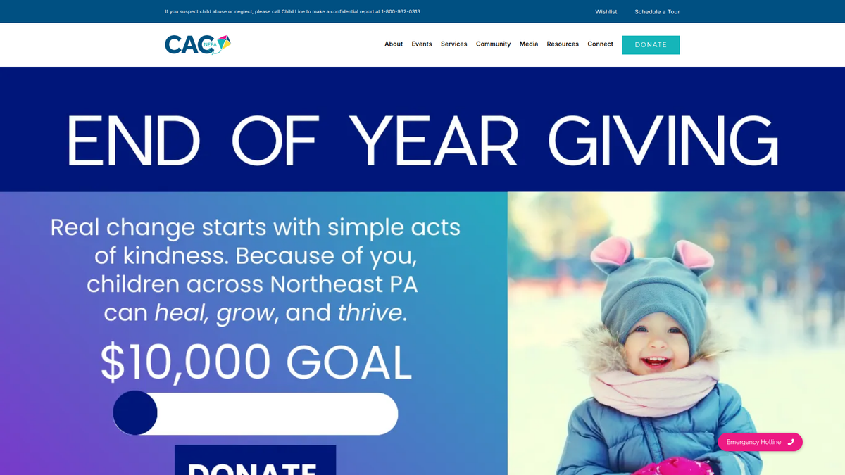 CAC NEPA website screenshot