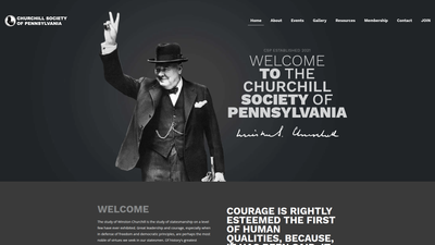 Churchill PA website screenshot