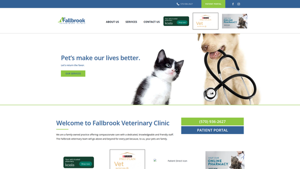 Fallbrook VC website screenshot
