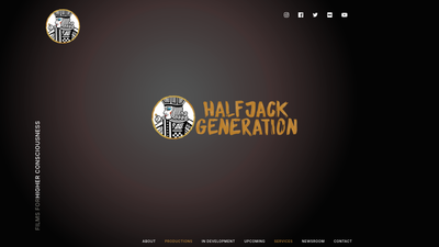 Half Jack Generation website screenshot