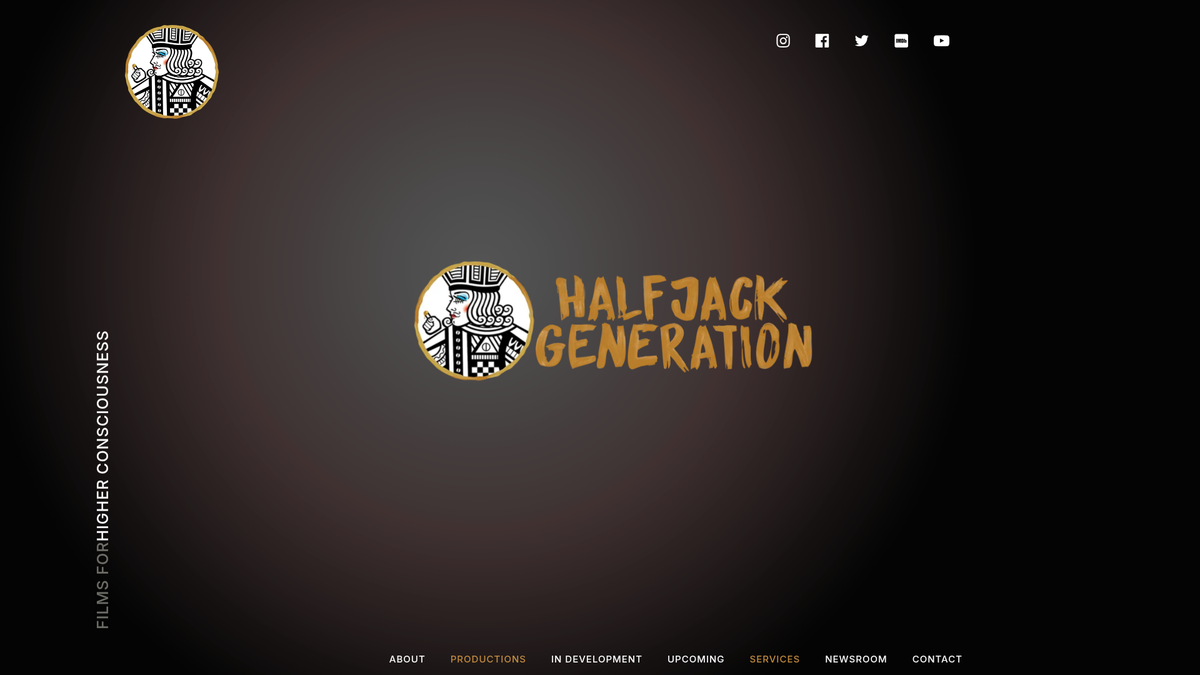 Half Jack Generation website screenshot