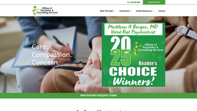 Matthew Berger MD website screenshot