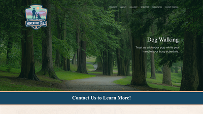 My Adventure Tails website screenshot