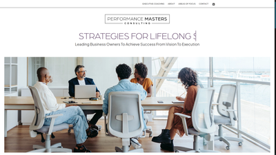 Performance Masters website screenshot
