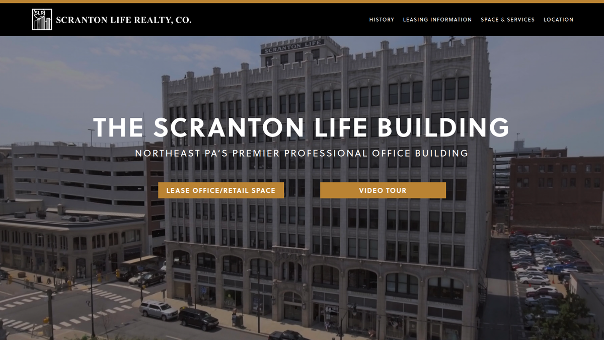 SLR Properties website screenshot